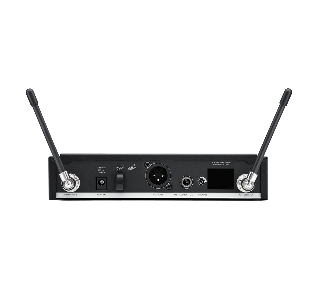 SHURE BLX24R/SM58 - Wireless system with SM58 (rackmountable)