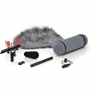 DPA Microphones 4017B-R - [4017B-R] 4017B-R Shotgun Microphone with Rycote Windshield and Suspension Mount Kit - DPA 4017B-R with Rycote Windshield