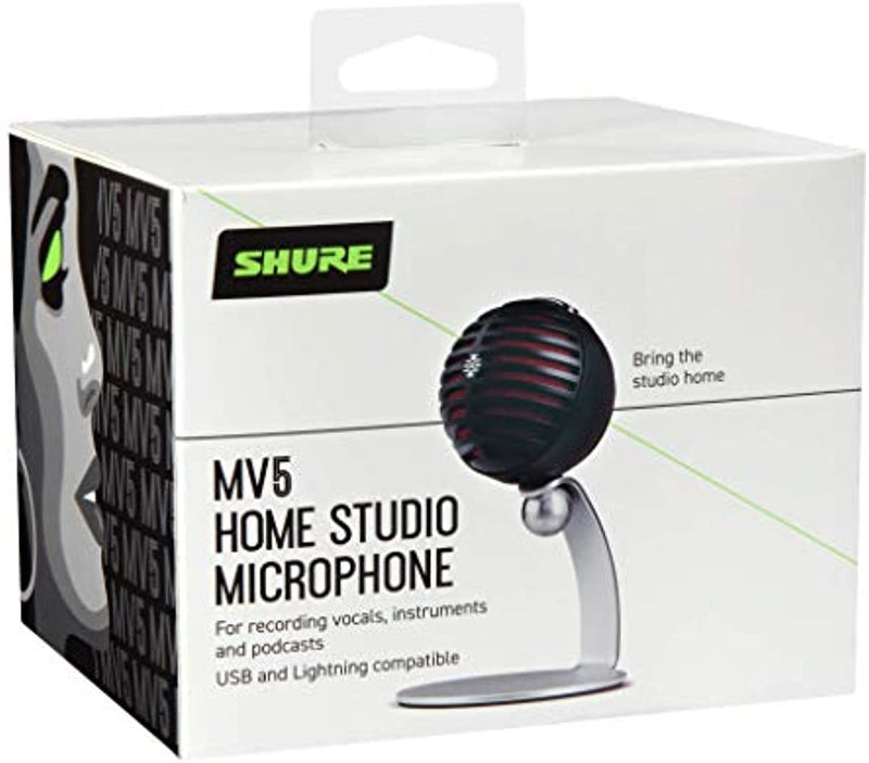 SHURE MV5-B-DIG (Home Office Microphone BLACK)