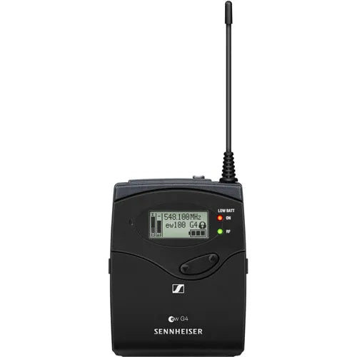 Sennheiser EW112P G4 Camera-Mount Wireless Microphone System ME 2-II Lavalier Mic - A: 516 to 558 MHz