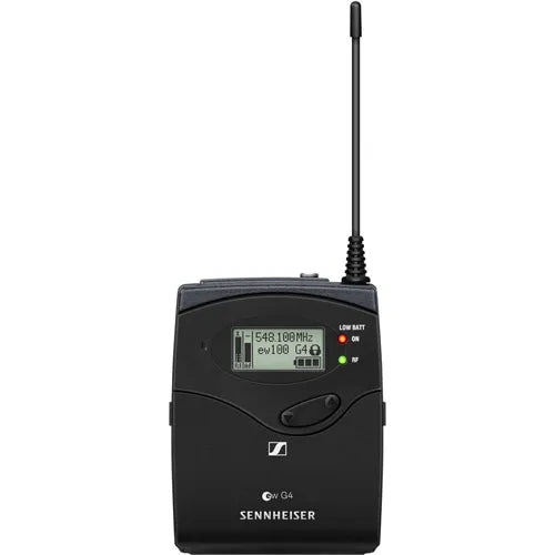 Sennheiser EW 122P G4 Camera-Mount Wireless Microphone System w/ ME 4 Lavalier Mic - A: 516 to 558 MHz