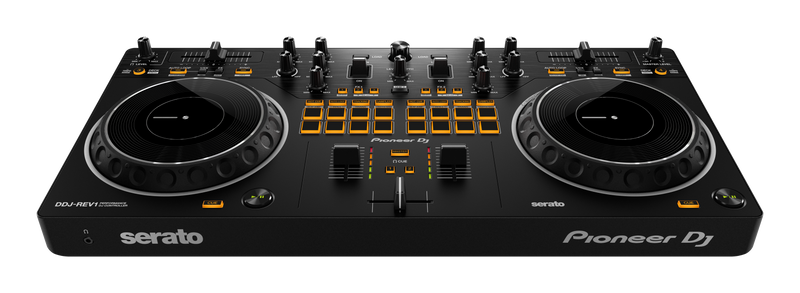 Pioneer DDJ-REV1 - Scratch-style 2-channel DJ controller for Serato DJ Lite (Black)