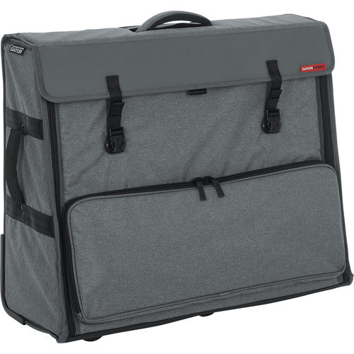 GATOR G-CPR-IM27W wheel and handle version of G-CPR-IM27. -Gator G-CPR-IM27W Creative Pro 27 Wheeled Tote Bag for 27" iMac