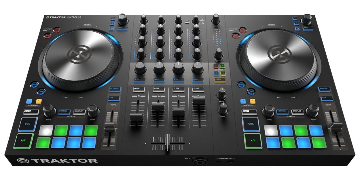 NATIVE INSTRUMENT TRAKTOR KONTROL S3 - TRAKTOR DJ CONTROLER 4 Channels