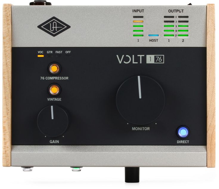 UNIVERSAL AUDIO VOLT 176 - Desktop 1-in/2-out USB audio interface