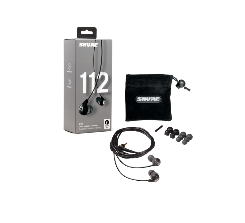SHURE SE112-GR Sound Isolating earphones - In ear