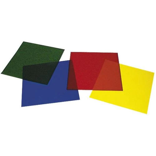 CGS-9A- CLOR GEL FOR PAR 64 Projector Gel Pack Red/Green/Blue/Yellow