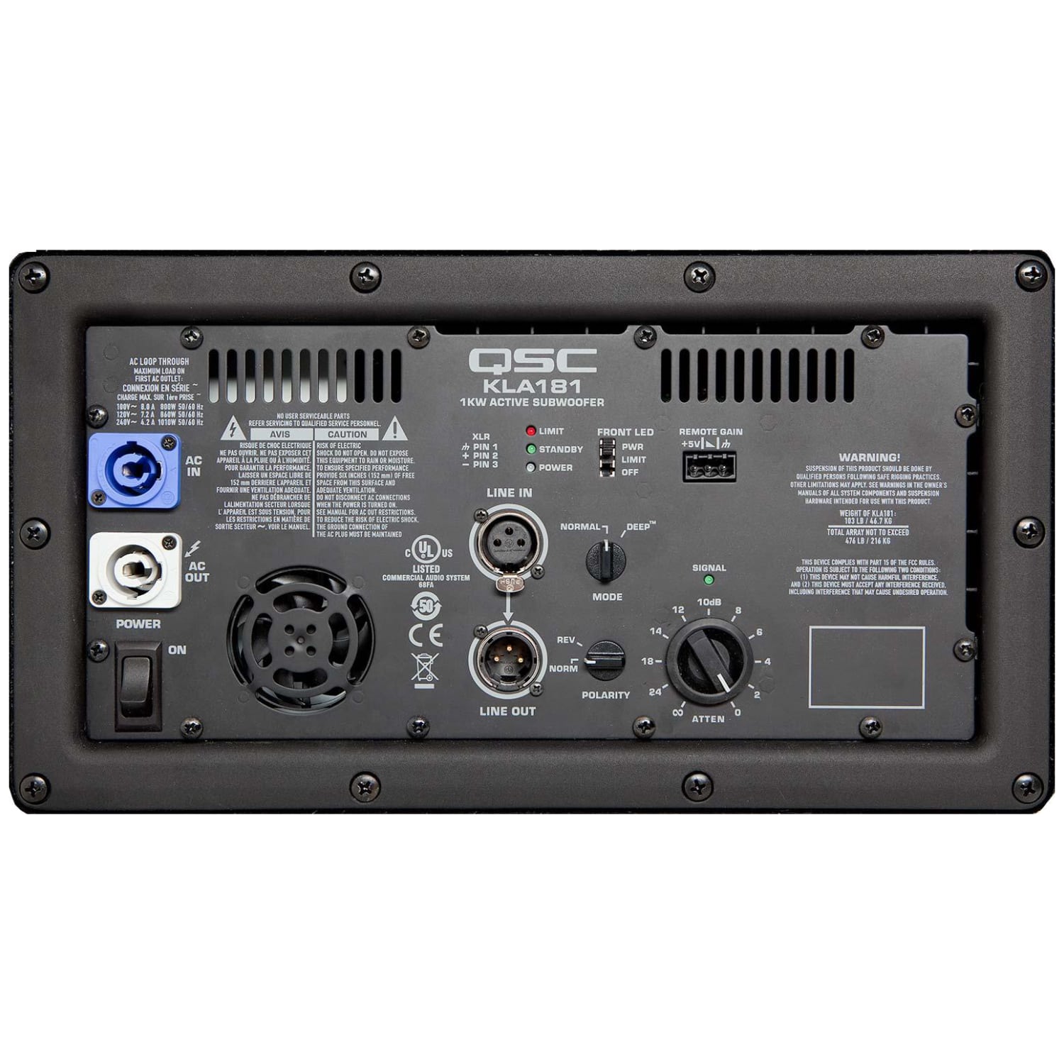 QSC KLA181 - POWERED SUB 1000 WATT