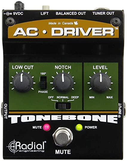 Radial AC Driver - Radial Engineering AC DRIVER Compact Acoustic Instrument Preamp