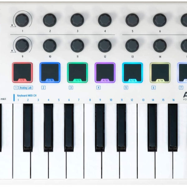 DTM・DAW ARTURIA MiniLab MkIII Arturia MiniLab 3 25-Key MIDI Controller W/Software - White