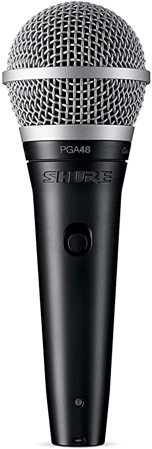 Shure PGA48-XLR - Cardioid Dynamic Microphone with Switch & XLR-XLR Cable