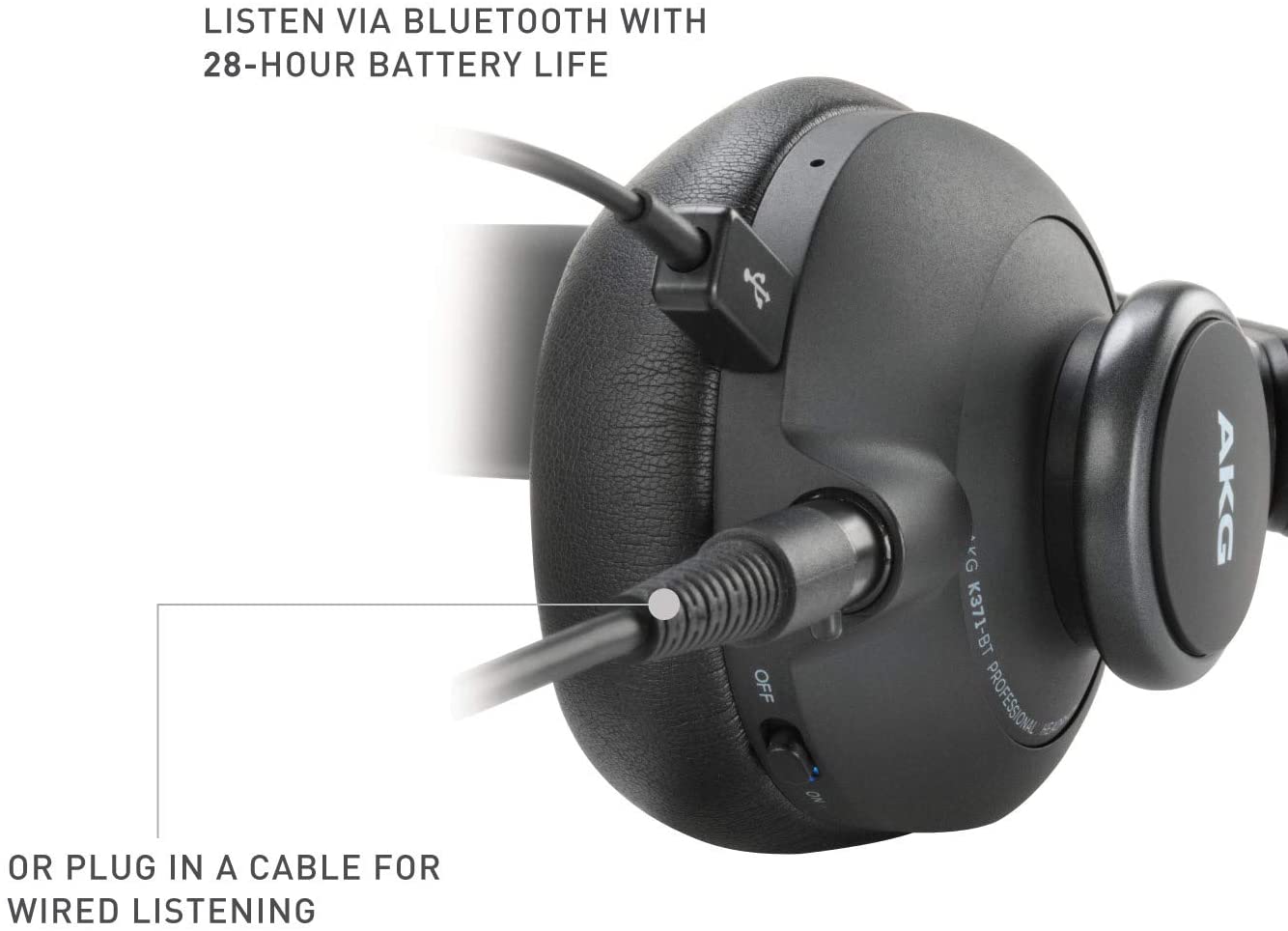 AKG K361BT High quality Bluethooth Headphones