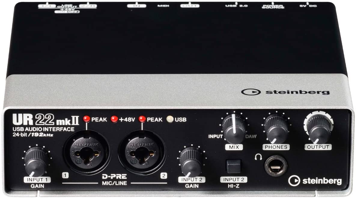 STEINBERG UR22MKII - 2 x 2 USB 2.0 audio interface