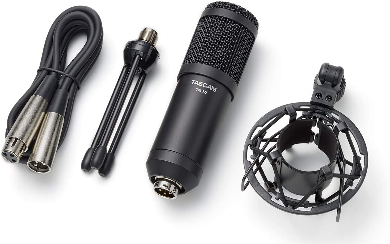 TASCAM TM-70 - Dynamic Microphone for Broadcast Streaming