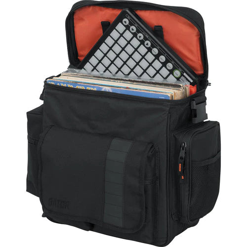 GATOR G-CLUB-DJ BAG DJ Bag; Accommodates 35 LP's, Serato-Style Interface, & Accessories