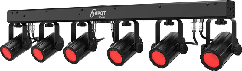 CHAUVET 6SPOT-RGBW - 6 LED SPOT RGBW Bar - Chauvet DJ 6SPOT RGBW LED Effect Light Of Beams Using 4 Heads
