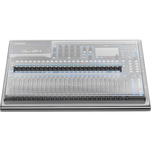 DECKSAVER DSP-PC-QU24 - DSP-PC-QU24 Cover For Allen And Heath Qu-24 Mixer Smokedclear