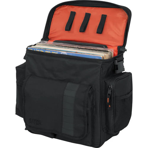 GATOR G-CLUB-DJ BAG DJ Bag; Accommodates 35 LP's, Serato-Style Interface, & Accessories