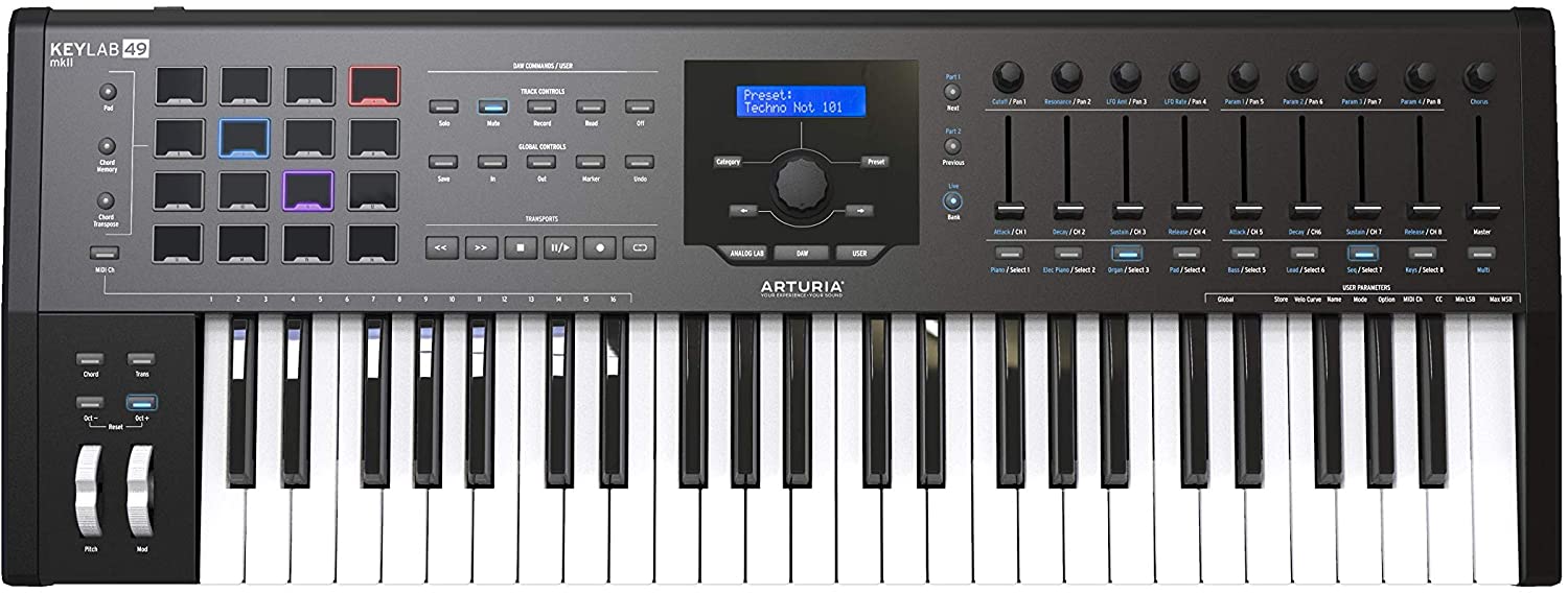 ARTURIA KEYLAB49MK3  - 49 Key's Midi keyboard controler