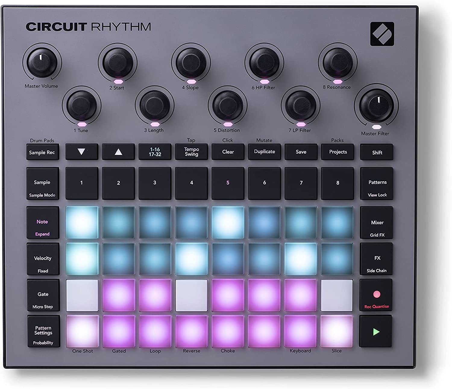 NOVATION CIRCUIT RHYTHYM - Rhythym and sampler machine
