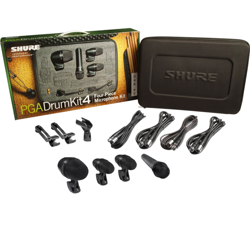 Shure PGASTUDIOKIT4 - PGA Studio Microphone Kit w/PGA52/PGA57/2xPGA181