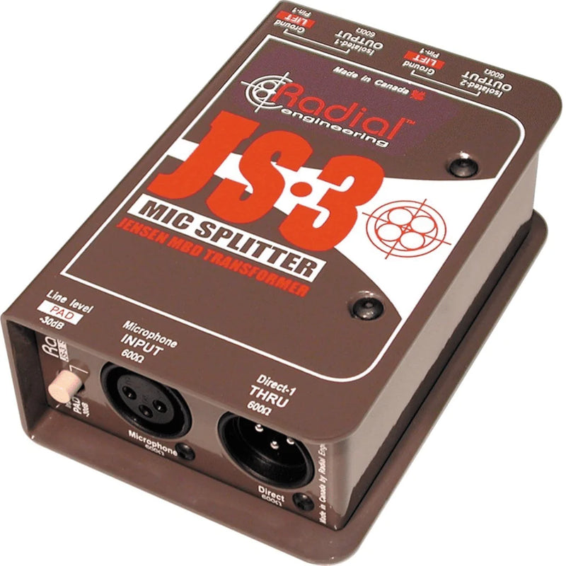 Radial JS3 - Radial Engineering JS3 Mic Splitter