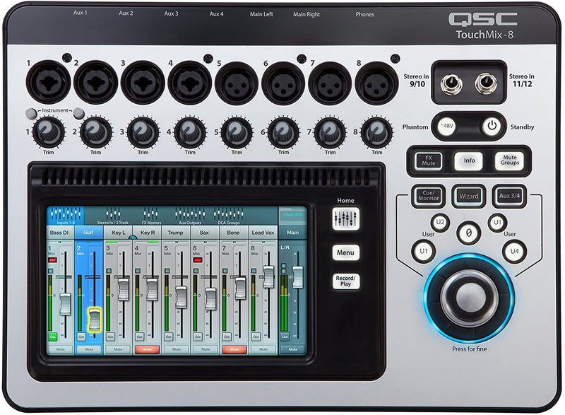QSC TOUCHMIX-8 - 8-channel digital mixer
