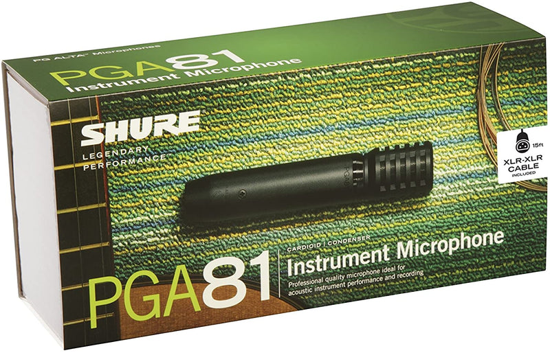 Shure PGA81-LC - Instrument Cardioid Condenser Microphone