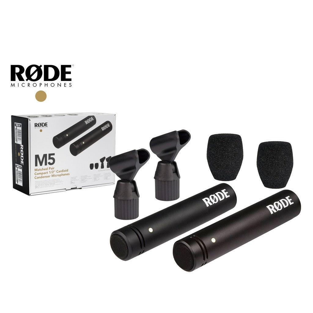 RODE M5 MATCHED PAIR - Matched Pair Small-diaphragm Condenser Micropho