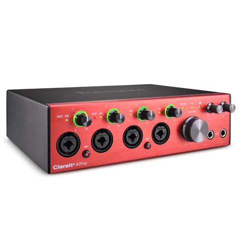 FOCUSRITE CLARET PLUS 4 PRE + - VERSATILE AND SONICALLY TRUE 18-IN/8-OUT AUDIO INTERFACE