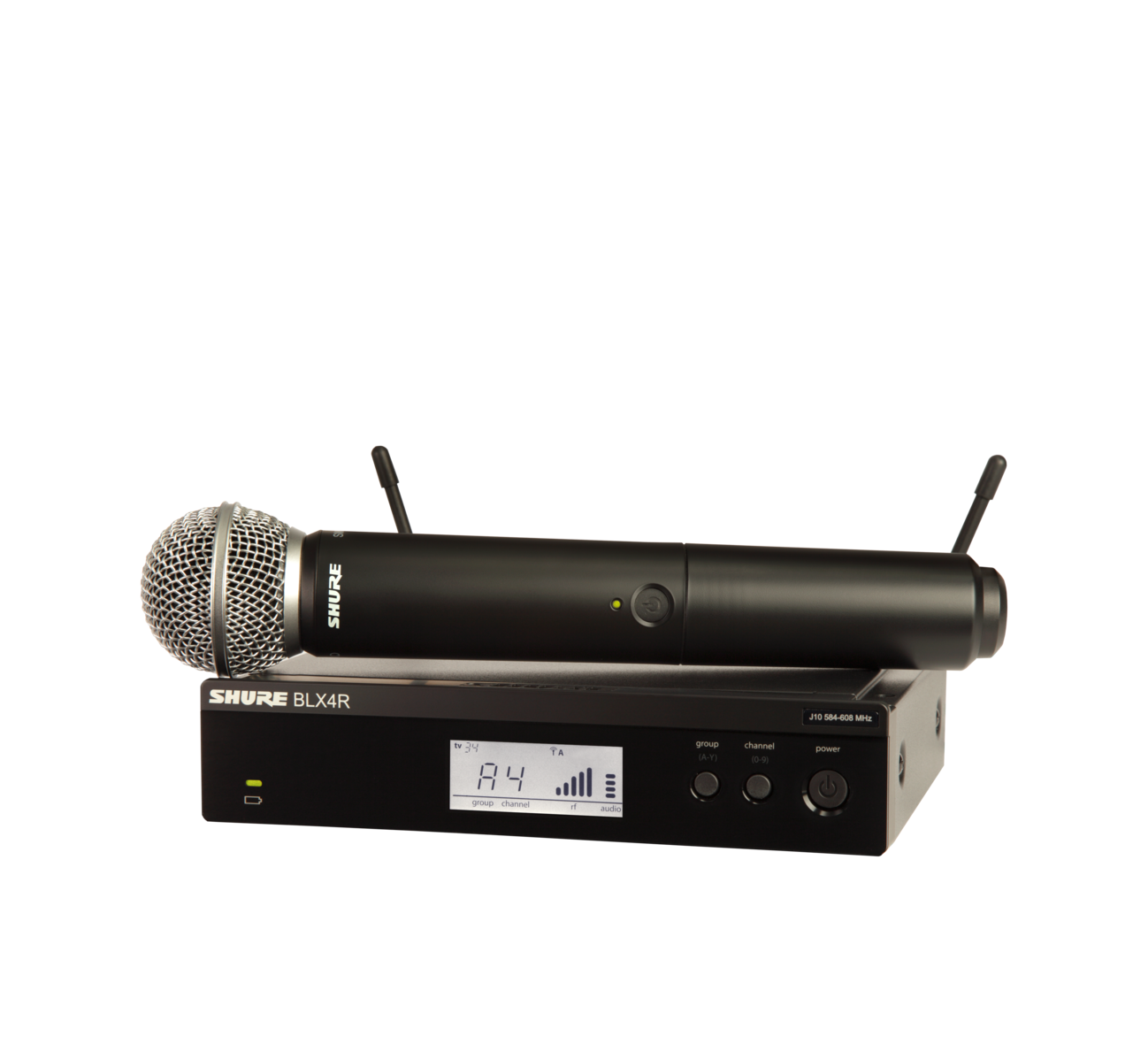 SHURE BLX24R/SM58 - Wireless system with SM58 (rackmountable)