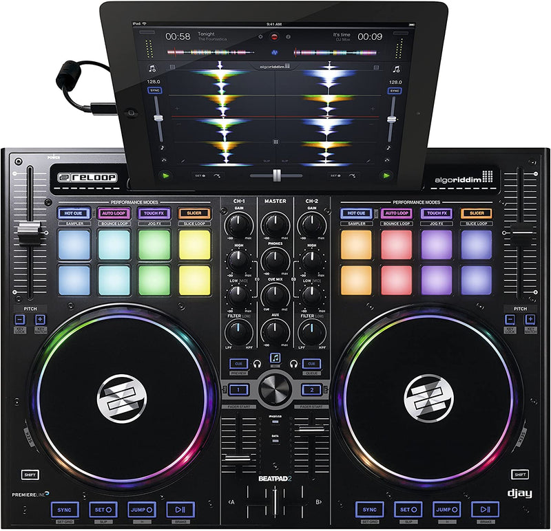 RELOOP Beatpad-2 - Professional DJ controller for iPad, Mac/PC and Android platform