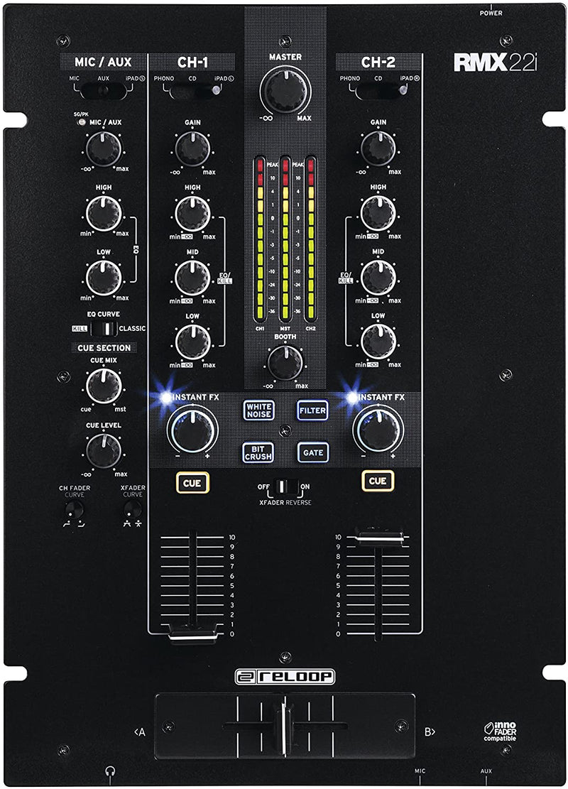 RELOOP RMX-22I - 2 (+1) Channel Digital Effect Mixer