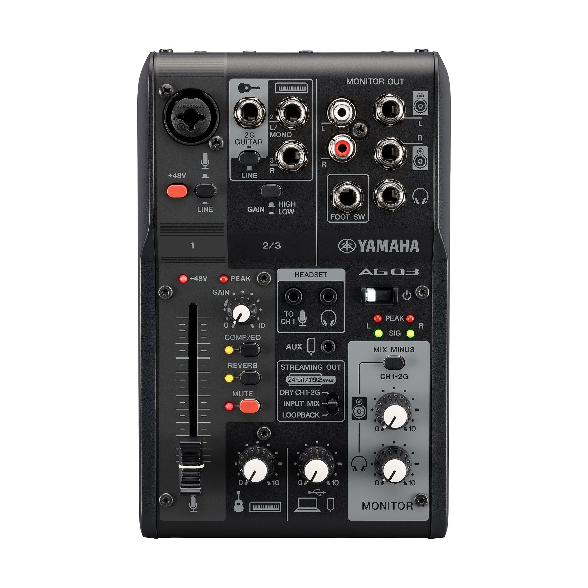 YAMAHA AG03MK2 - USB MIXER webcast - podcast - streaming