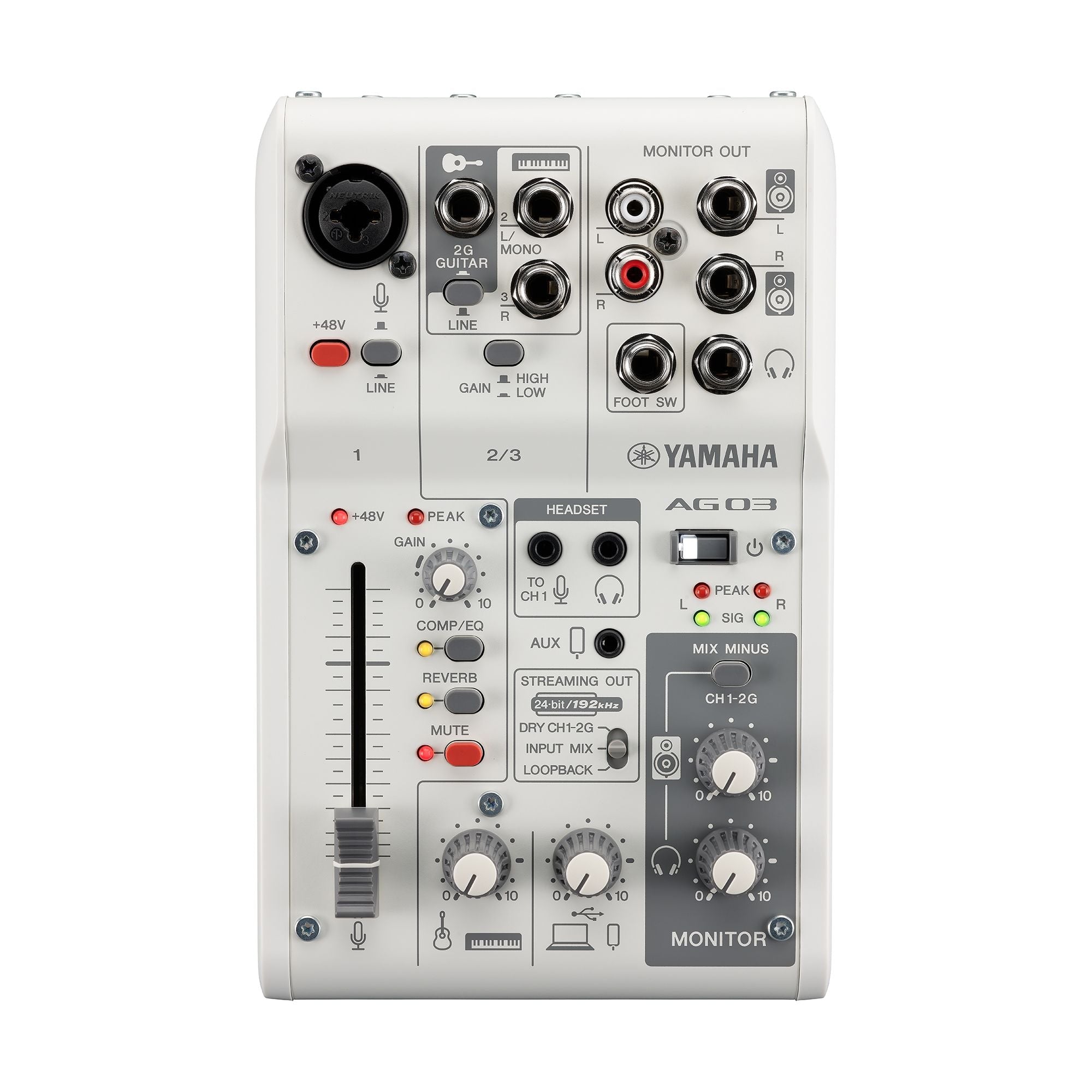 YAMAHA AG03MK2 - USB MIXER webcast - podcast - streaming