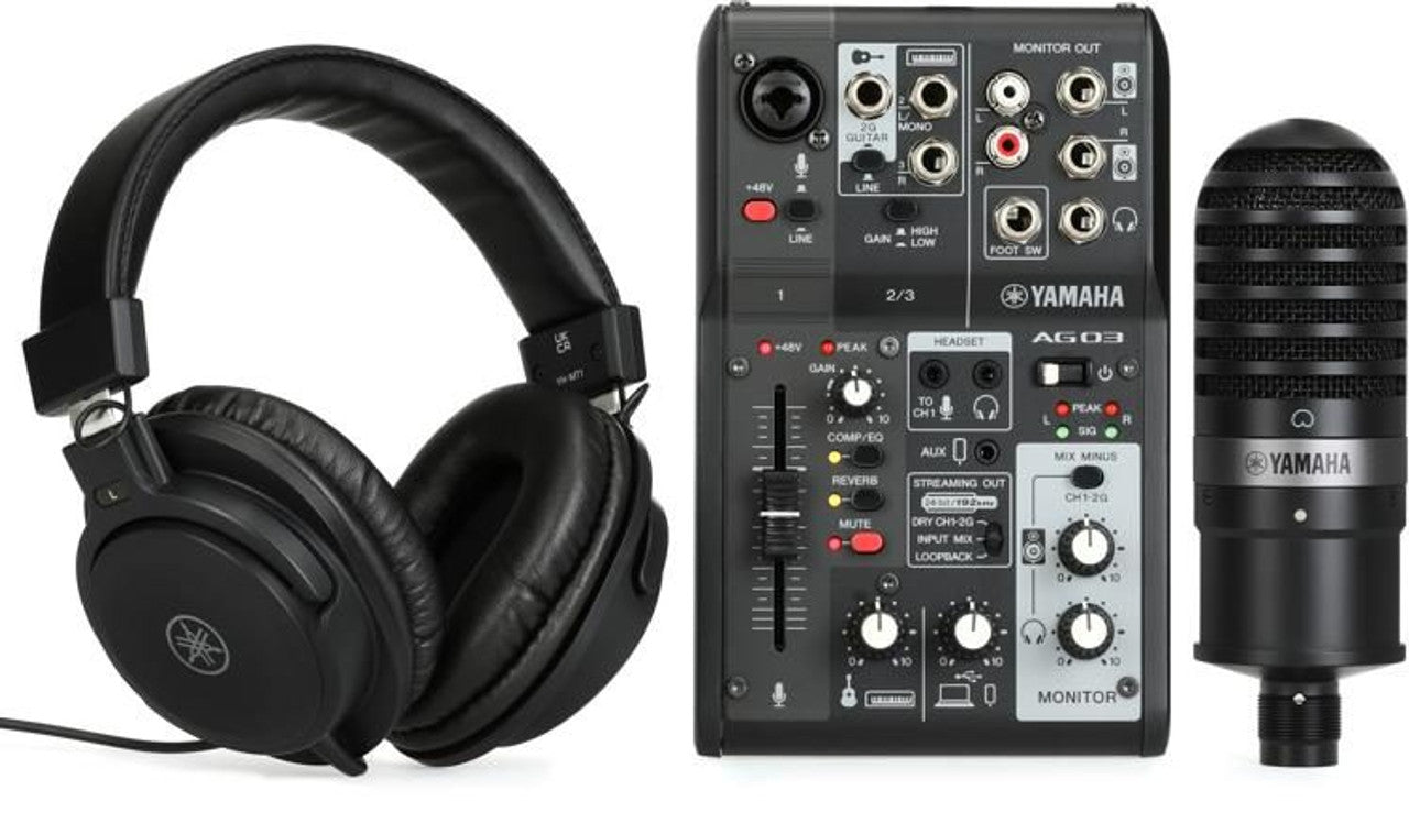 YAMAHA AG03MK2 LSPK - Live Streaming Pack