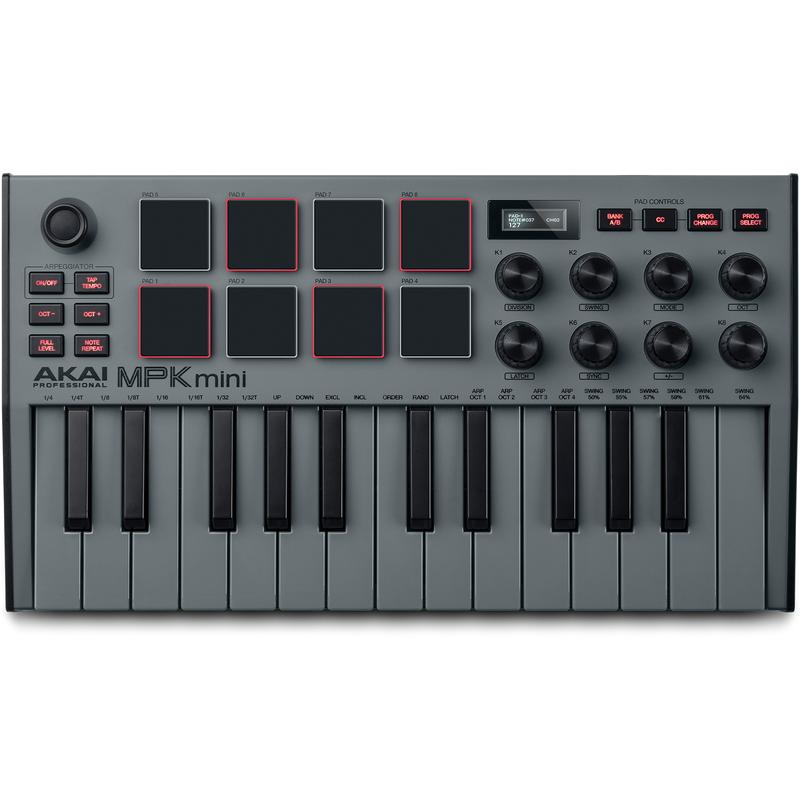 AKAI PRO MPK MINi3  Mini keyboard & drum pads with assignable controls