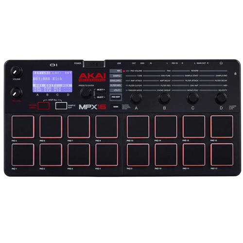 AKAI PRO MPX16 USB MIDI Controler