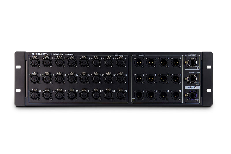 ALLEN & HEATH AR-2412 - Audio rack 24 XLR Input / 12 XLR Output – 48kH