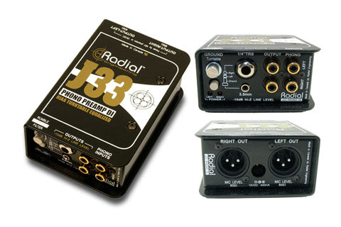 RADIAL RADIAL J33 -Active Turntable Preamp & DI Box