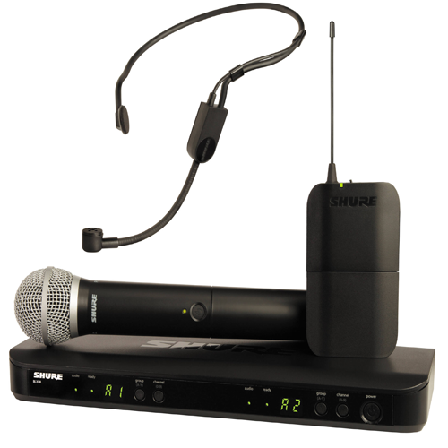 SHURE BLX1288-P31 Package of handle and headset microphone