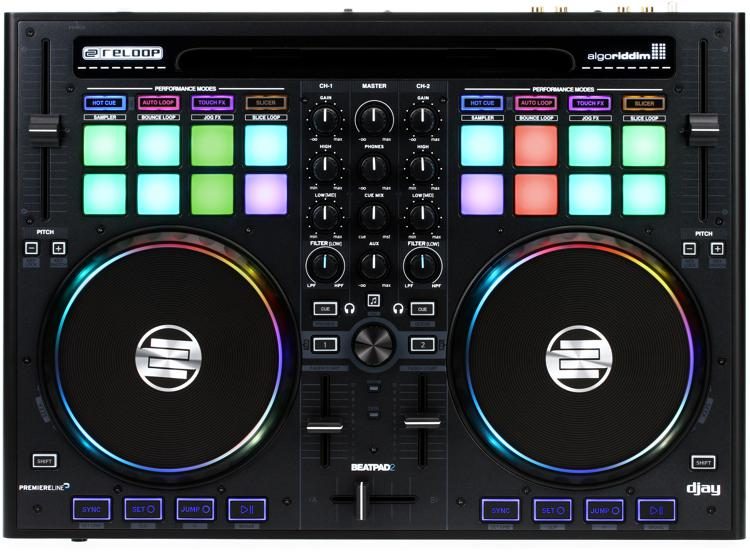 RELOOP Beatpad-2 - Professional DJ controller for iPad, Mac/PC and Android platform