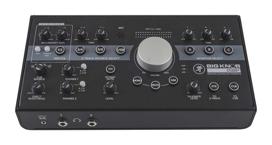 MACKIE BIG KNOB STUDIO+ - 4x3 Studio Monitor Control | 192kHz USB I/O.