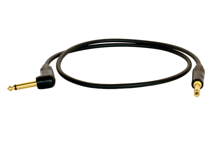 Digiflex CGP-25-BLACK Cable Phone to Phone - CGP Studio Series Instrument Cables - Right Angle CGP-25-BLACK