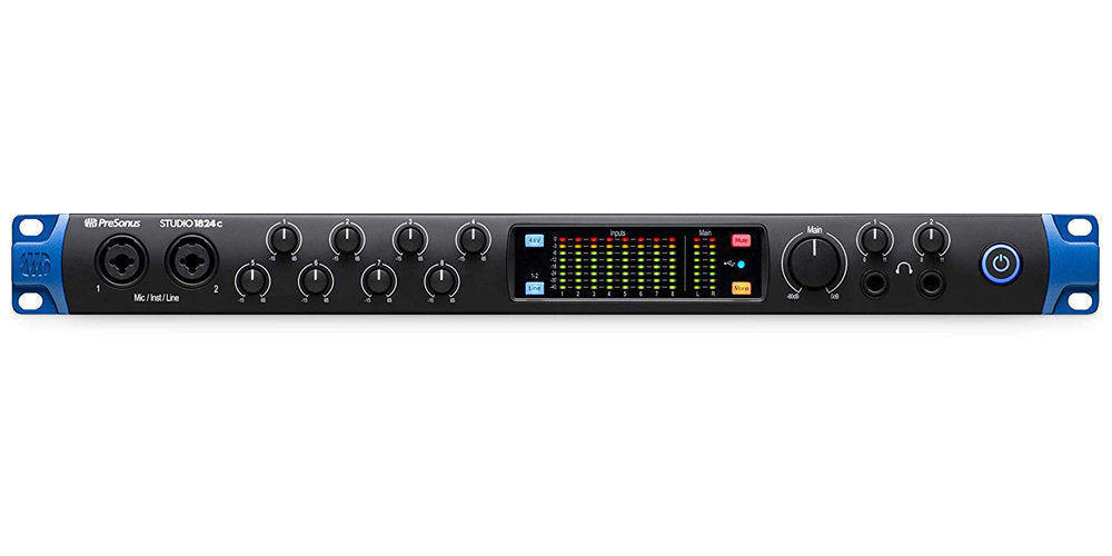 PRESONUS STUDIO-1824C - Up to 18 inputs/20 outputs simultaneously (8x8 at 192 kHz)