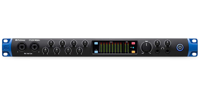 PRESONUS STUDIO-1824C - Up to 18 inputs/20 outputs simultaneously (8x8 at 192 kHz)