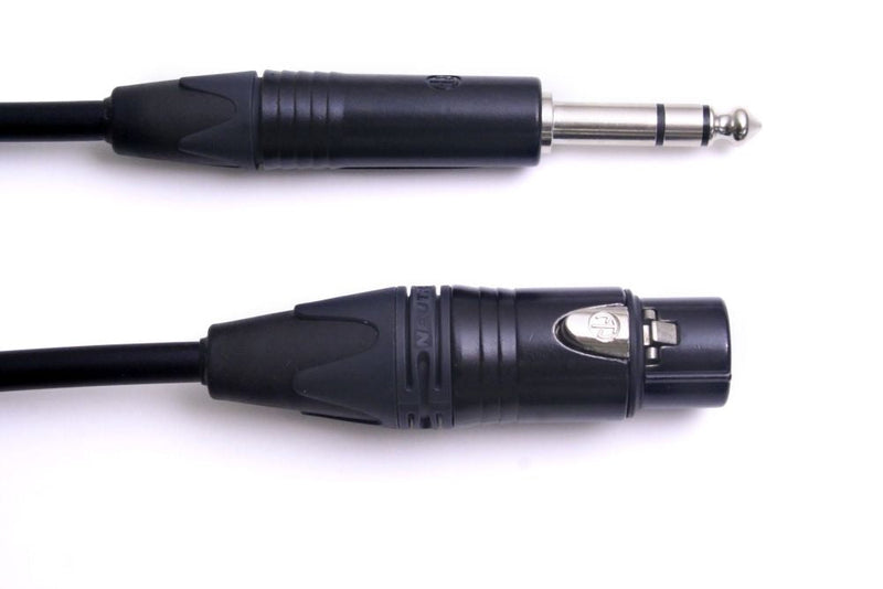 Digiflex CXFS-10-BLACK Cable XLR to TRS - CXFS Studio Series - XLR F to 1/4 TRS CXFS-10-BLACK