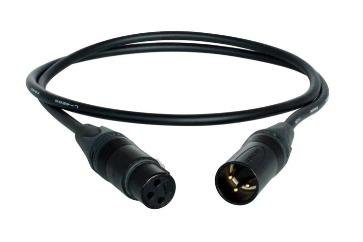 Digiflex CXX-C4-10-GIGPACK Cable XLR to XLR - CXX-C4 Studio Series Microphone Cables CXX-C4-10-BLACK