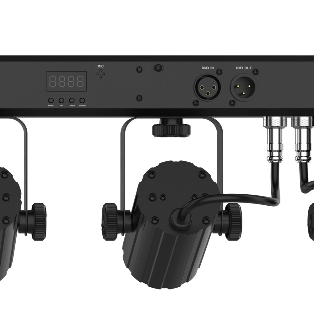 CHAUVET 6SPOT-RGBW - 6 LED SPOT RGBW Bar - Chauvet DJ 6SPOT RGBW LED Effect Light Of Beams Using 4 Heads