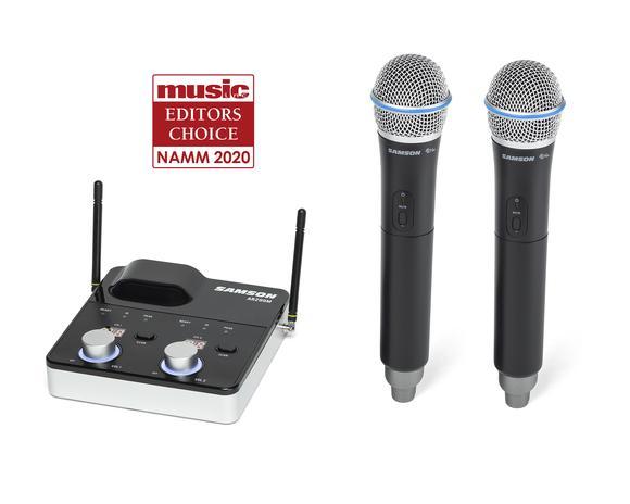 SAMSON SWC288MHQ8-K Handheld - Dual-Channel Wireless Microphone System